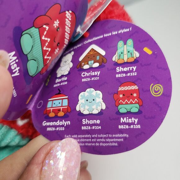 BUM BUMZ by Russ Jazwares Misty The Red Mitten 7.5" SkiLodgeBumz New - Picture 12 of 16